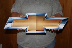 NEW CHEVY BOWTIE 2010 21X7 - METAL SIGN