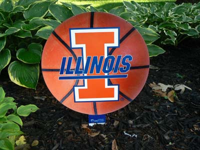 DOUBLE SIDED IL BASKETBALL POT STAKE 