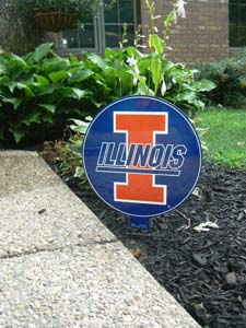 DOUBLE SIDED IL LOGO POT STAKE 